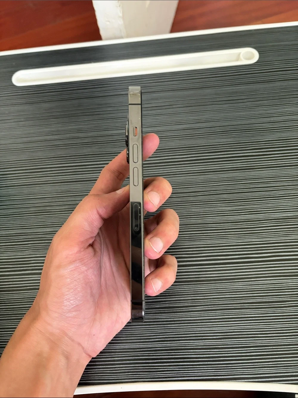 Apple iPhone Black Front with Colorful Display